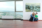 Slika na platnu RIBARSKI BRODOVI NAPUSTILI SU LE HAVRE - Claude Monet REP0