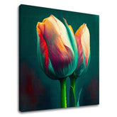 Dizajnerski ukras na platnu Dašak proljeća na zidu | različite dimenzije