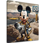Slika na platnu - Mickey Mouse Country Singer - slika 2