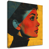 Slika Audrey Hepburn na platnu - Elegantna ikona - slika 2