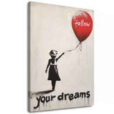 Slika FOLLOW YOUR DREAMS | Talijansko platno - slika 2