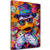Slika MONEY DUCK | Talijansko platno - slika 2