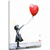 Slika EART BALLOON GIRL | talijansko platno