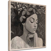 Slika na drvu - Božica Sjevera