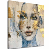 Elegantna slika žene Prodornog pogleda