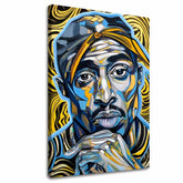 Slika Tupac Shakur - Zlatni tonovi rapa | dovršeno rukom umjetnika - slika 2