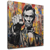 Slika ABRAHAM LINCOLN - Moć povijesti | dovršeno rukom umjetnika - slika 2