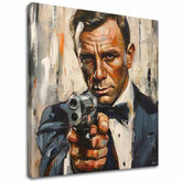 Slika JAMES BOND - Opasna elegancija | dovršeno rukom umjetnika - slika 2