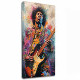 Slika JIMI HENDRIX - Vatreni tonovi | dovršeno rukom umjetnika - slika 2