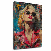 Slika MARILYN MONROE - Ikona u sjaju svjetla | 100% originalno oslikano akrilom