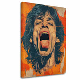 Slika MICK JAGGER - Moć rock scene | dovršeno rukom umjetnika - slika 2