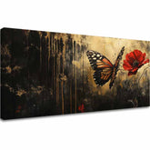 Slika leptira Poppy dream - 100% originalna akrilna slika - slika 2