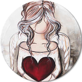 Okrugle slike akrilom Dar s neba | različite dimenzije