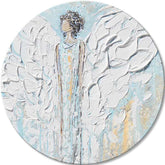 Okrugle slike akrilom Šapat ljubavi | različite dimenzije