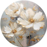 Okrugle slike akrilom Cvijeće u balskim haljinama | različite dimenzije