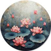 Okrugle slike s akrilom Blossoming Mystery - slika 2