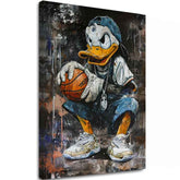 Slika LEBRON DUCK na platnu | dovršeno rukom umjetnika - slika 2