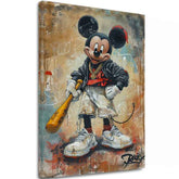Slika STREET MICKEY na platnu | dovršeno rukom umjetnika - slika 2