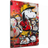 Slika COOL SNOOPY na platnu | dovršeno rukom umjetnika - slika 2