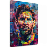 Slika MESSI VIBES na platnu | dovršeno rukom umjetnika - slika 2