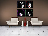 Ručno oslikana POP ART slika KISS - slika 2