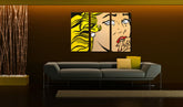 Ručno oslikana POP ART slika LICHTENSTEIN - slika 2