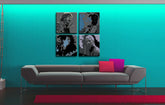 Ručno oslikana POP ART slika ROLLING STONES - slika 2