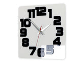 Zidni satovi LOGIC WHITE-BLACK