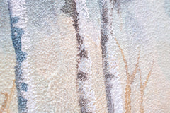 Ručno oslikana slika na platnu s motivom apstraktna šuma u akvarelu – dodatni prikaz s vidljivom teksturom i kompozicijom, Papilora.