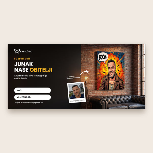 Darčekový poukaz – Heroj naše obitelji