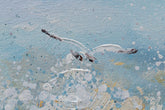 Oslikana zidna slika MORSKI VALOVI 1-dijelna 70x70 cm