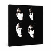Ručno oslikana POP Art slika BEATLES 1 komad beat9 – 3D vizualizacija ručno oslikanog platna na bijeloj pozadini. Dominantne boje: crna, bež, smeđa.