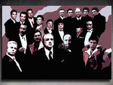 Ručno oslikana POP Art slika Obitelj mafije 1 komad obitelj2