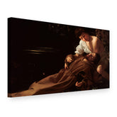 Slika na platnu Ekstaza svetog Franje – Caravaggio, 3D prikaz