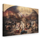Slika na platnu Titovo razaranje Jeruzalema – Wilhelm von Kaulbach, 3D prikaz