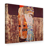 Slika na platnu Tri životne dobi žene – Gustav Klimt, 3D prikaz