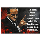 Slika THE GODFATHER na platnu | Personalizirani citat PAPILORA - slika 2