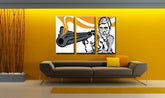 Ručno oslikana POP Art slika AL PACINO 3 dijela al7