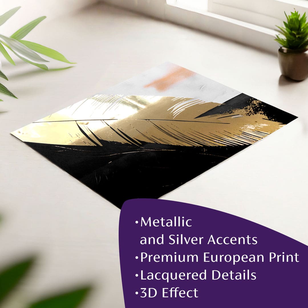 Zidni poster s EXTRA efektom - Aurora Plume | različite dimenzije