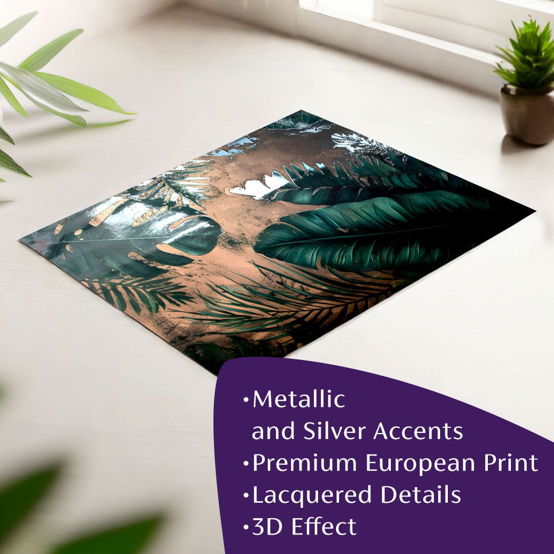 Zidni poster s EXTRA efektom - Ponoćna džungla | različite dimenzije