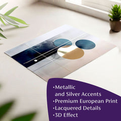 Zidni poster s EXTRA efektom - Skandinavski oblici | različite dimenzije