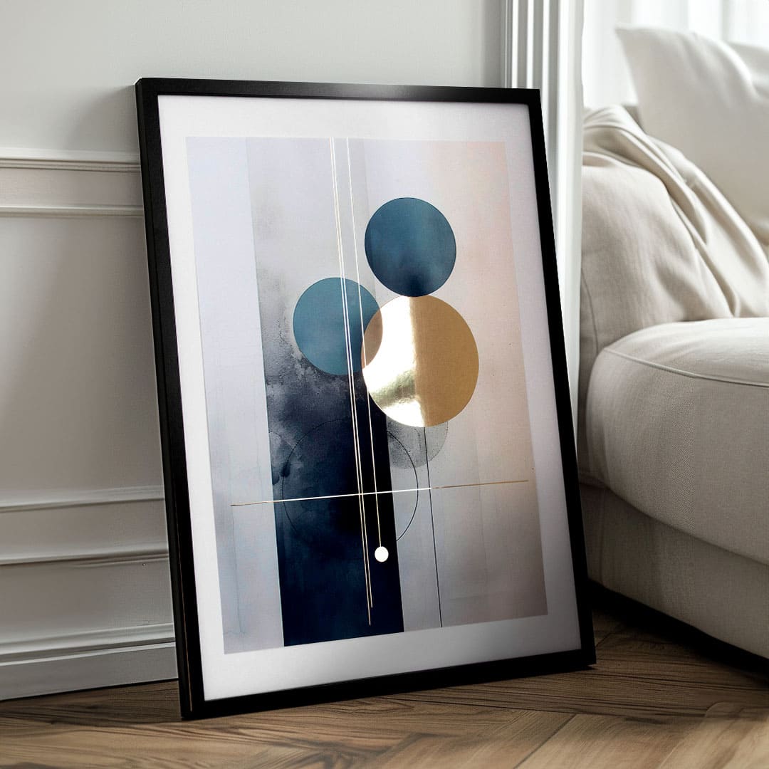 Zidni poster s EXTRA efektom - Skandinavski oblici | različite dimenzije
