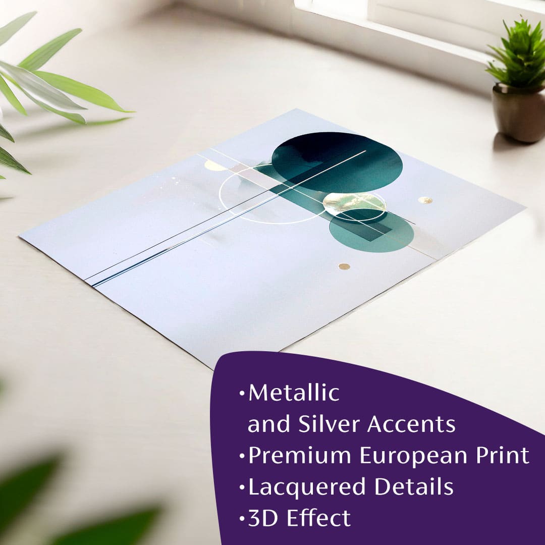 Zidni plakat s EXTRA efektom - Golden Balance | različite dimenzije