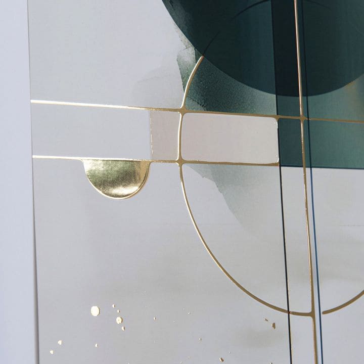 Zidni plakat s EXTRA efektom - Golden Balance | različite dimenzije