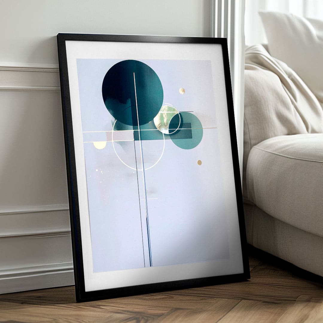 Zidni plakat s EXTRA efektom - Golden Balance | različite dimenzije