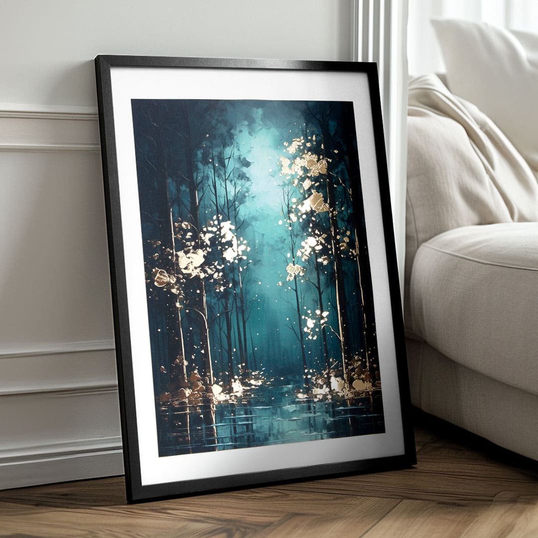 Zidni plakat s EXTRA efektom - Mystic Trees | različite dimenzije