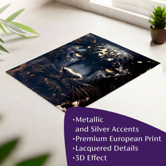 Zidni plakat s EXTRA efektom - Zlatna pantera | različite dimenzije