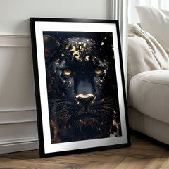 Zidni plakat s EXTRA efektom - Zlatna pantera | različite dimenzije