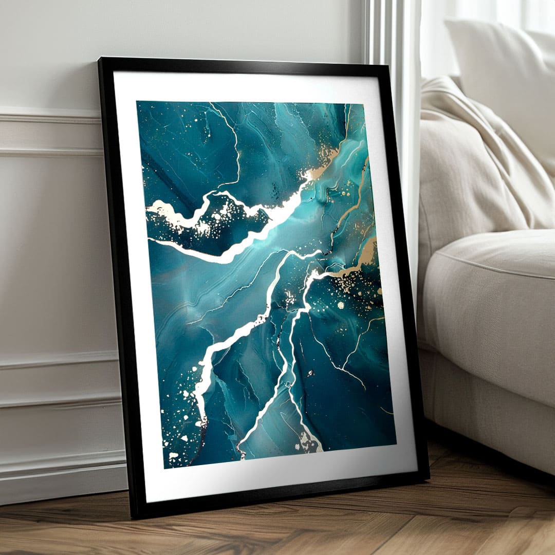 Zidni plakat s EXTRA efektom - Mramor mora | različite dimenzije