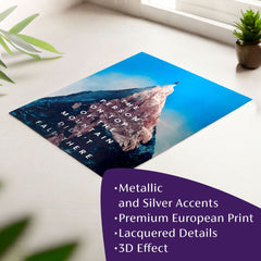 Zidni plakat s EXTRA efektom - Peak Motivation | različite dimenzije